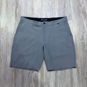 Travis Mathew Mens 38 Starnes Shorts Gray